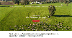 Desktop Screenshot of foxandlillie.com.au