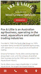 Mobile Screenshot of foxandlillie.com.au